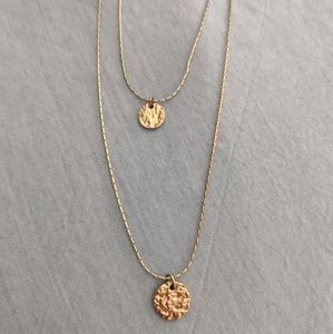 Gold Forever 21 necklace bundle